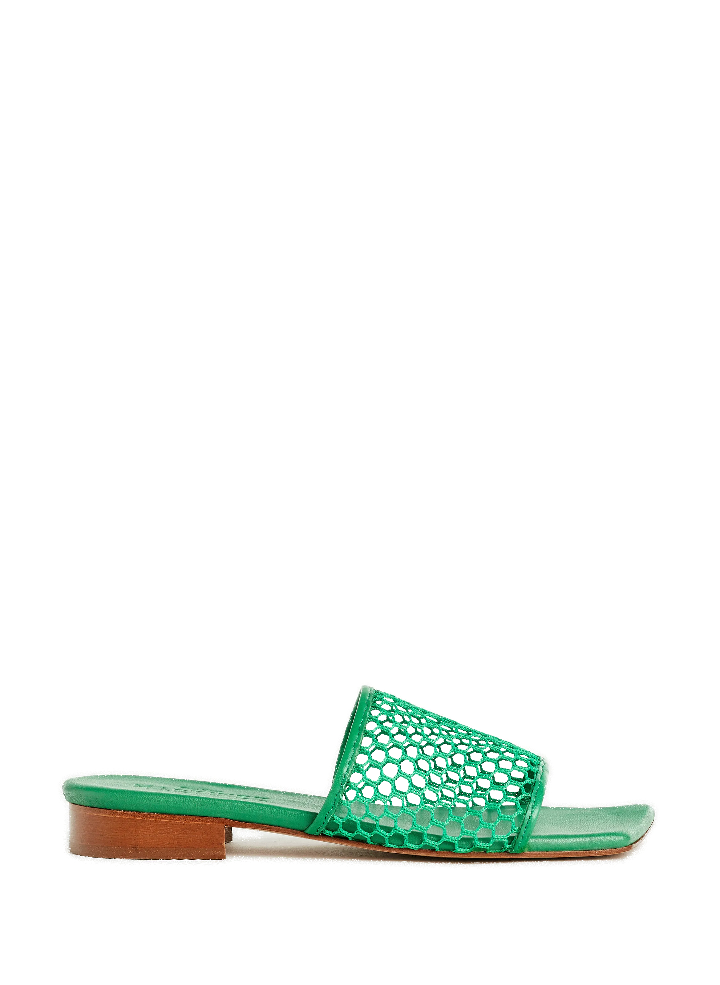 Souliers martinez  Chica flat leather sandals - Green