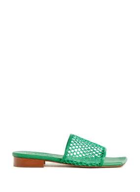 Souliers martinez  Chica flat leather sandals - Green