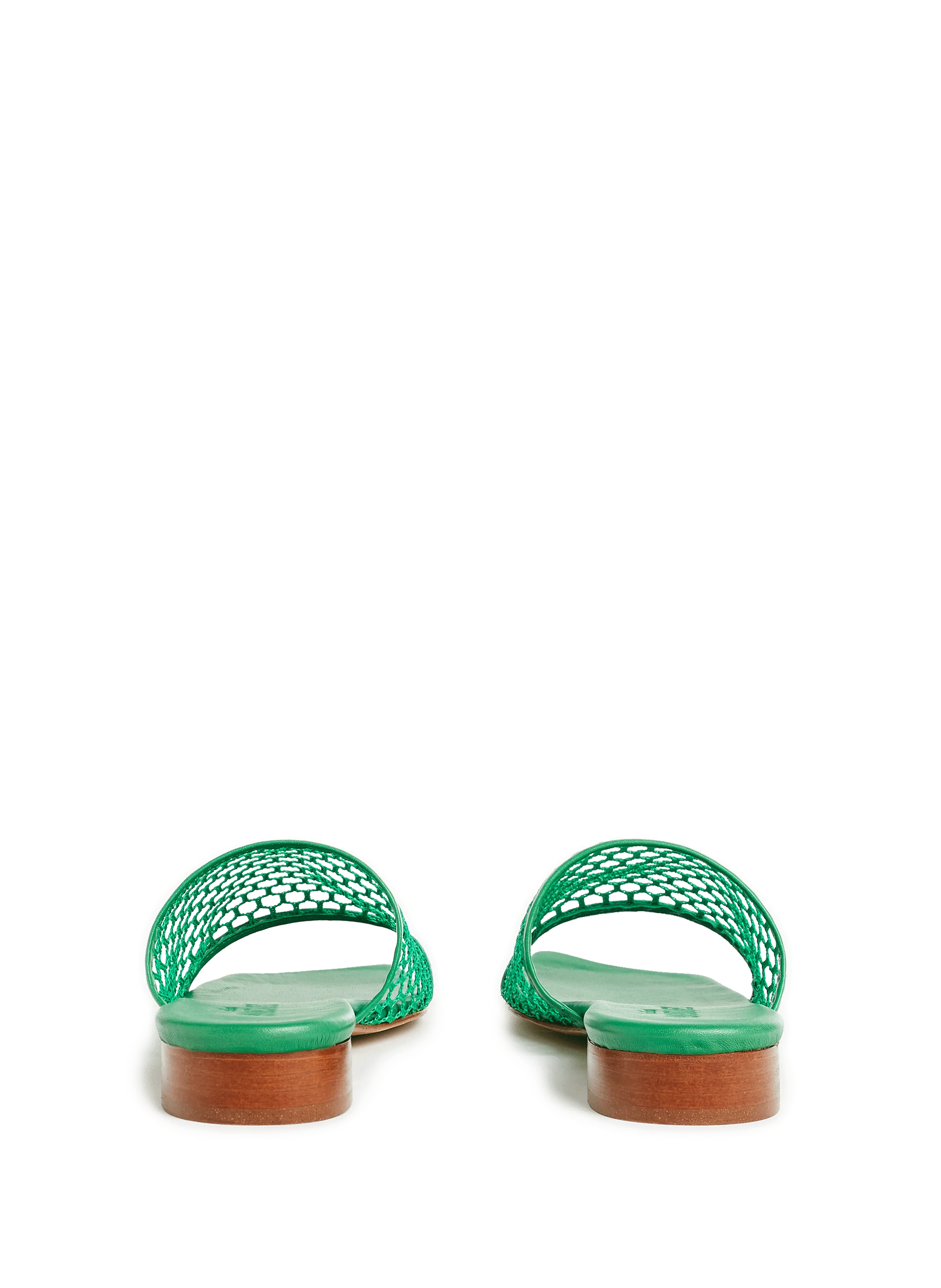 Souliers martinez  Chica flat leather sandals - Green