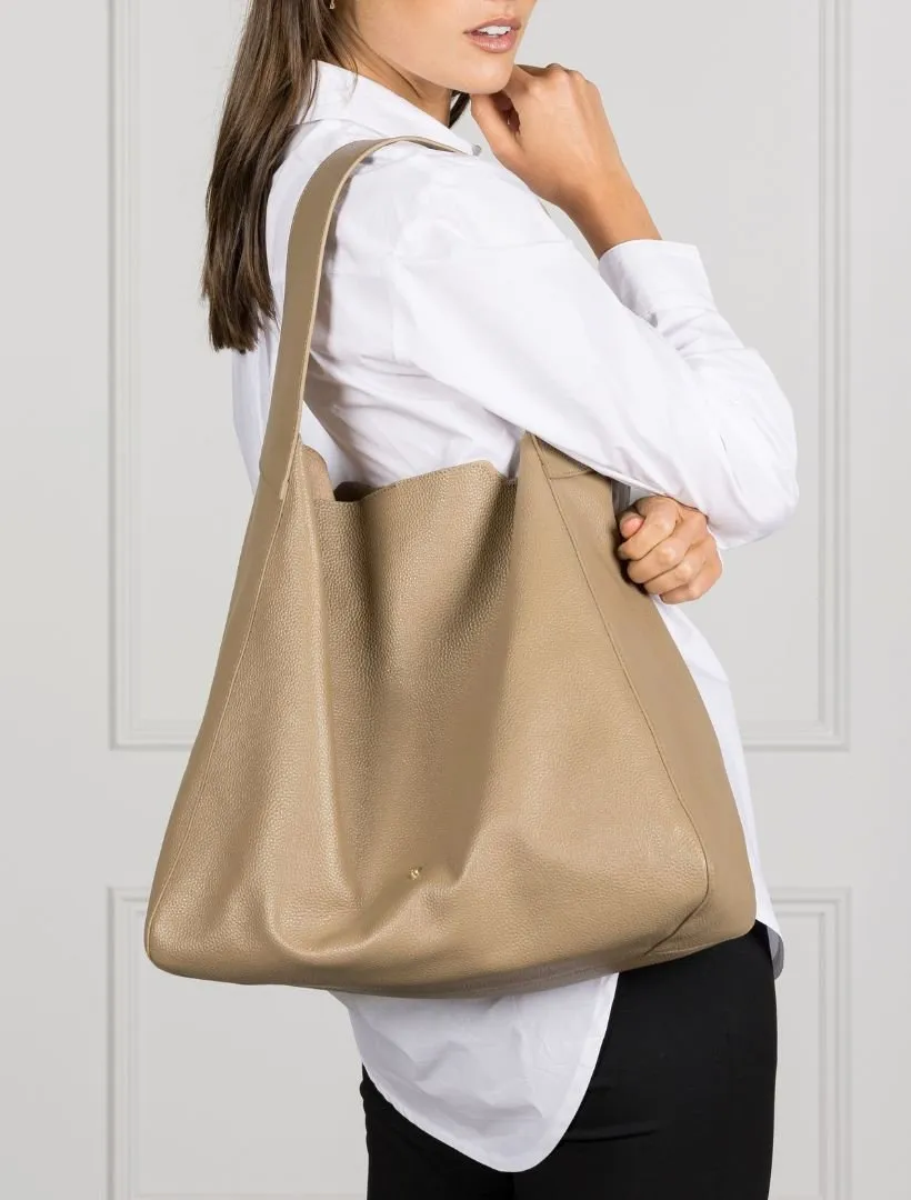 Stevie Slouch Tote Hazelnut