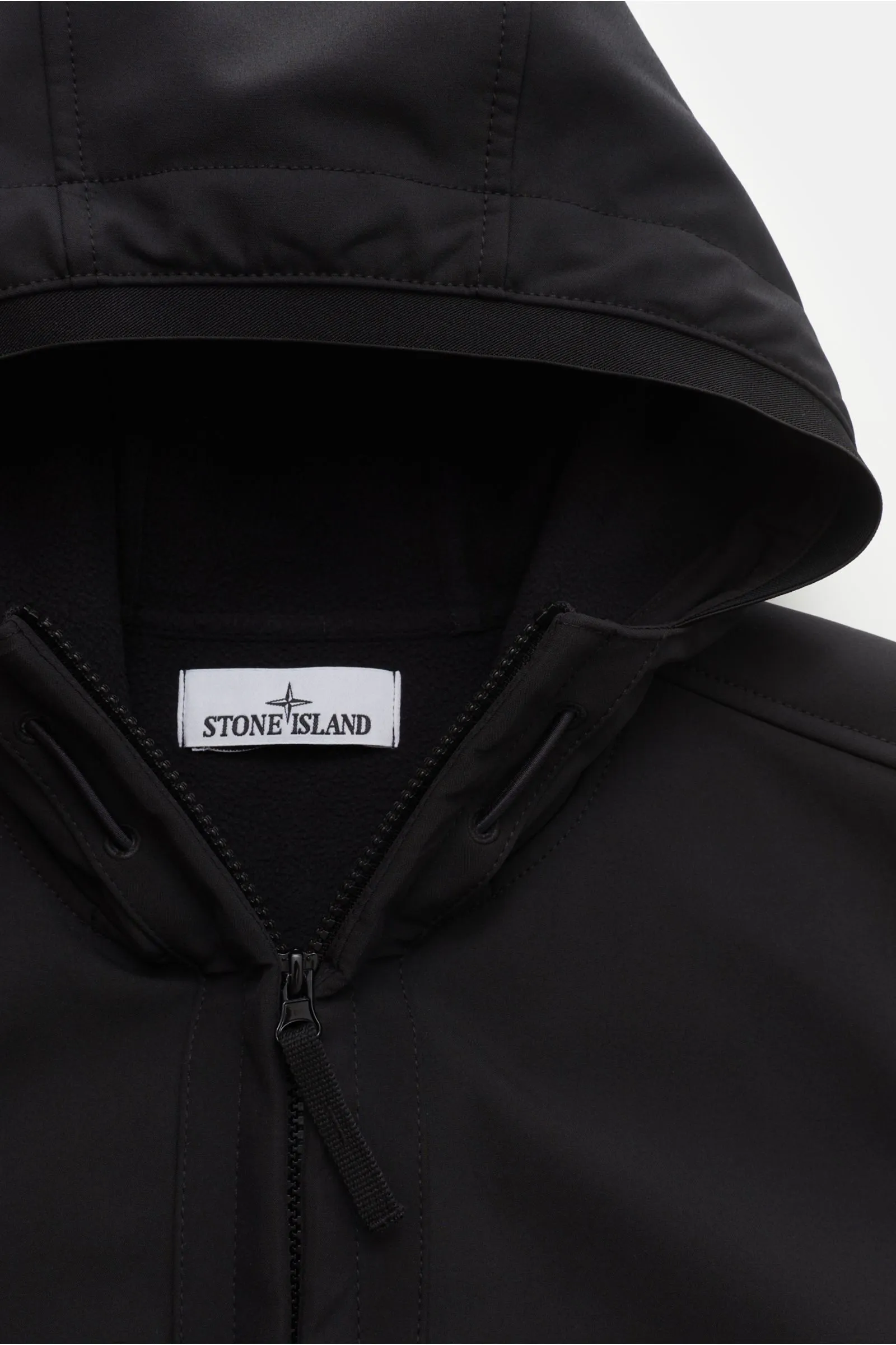 STONE ISLAND softshell jacket 'Soft Shell-R e.dye Technology' black