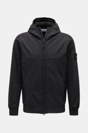 STONE ISLAND softshell jacket 'Soft Shell-R e.dye Technology' black