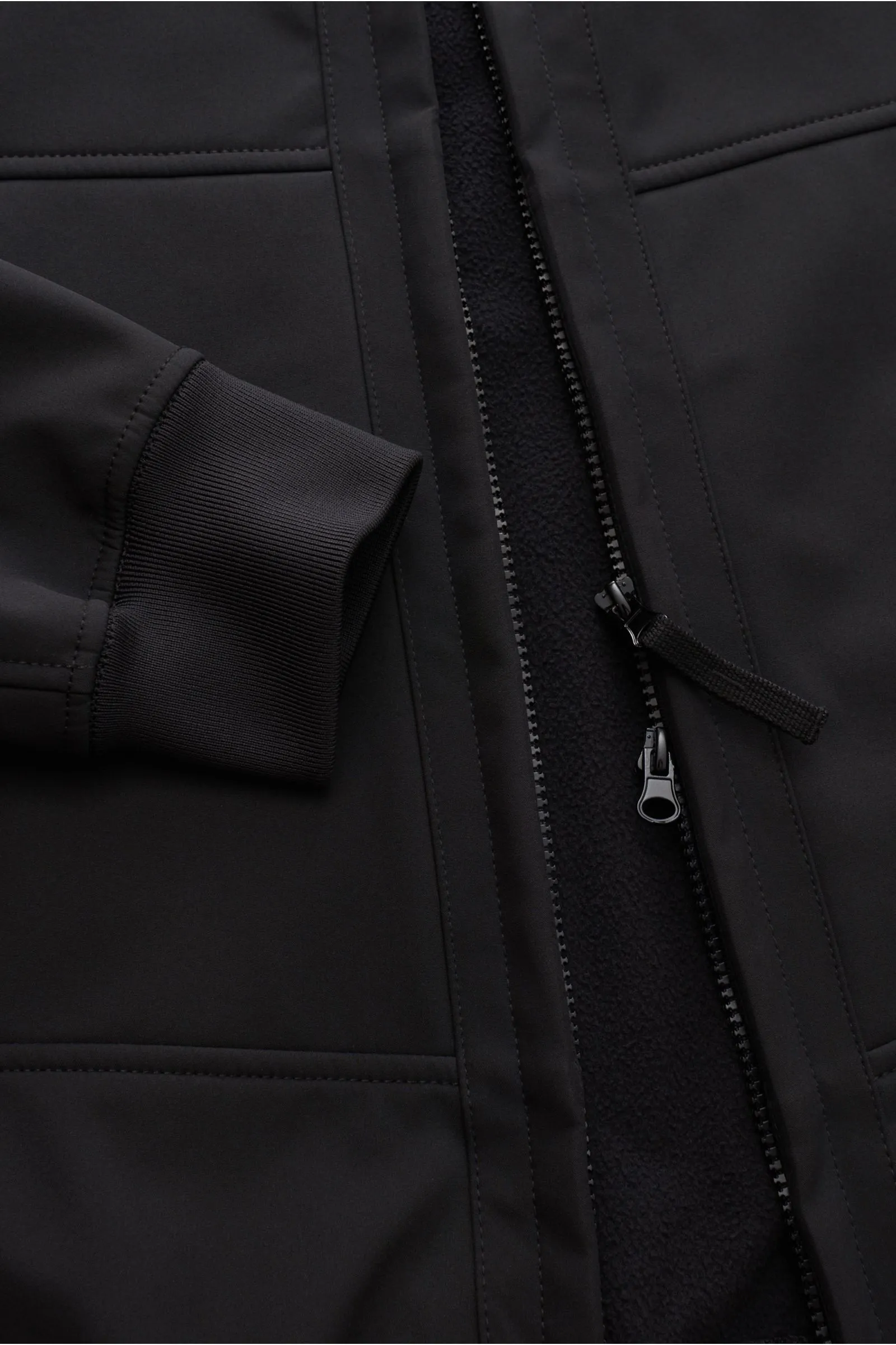 STONE ISLAND softshell jacket 'Soft Shell-R e.dye Technology' black