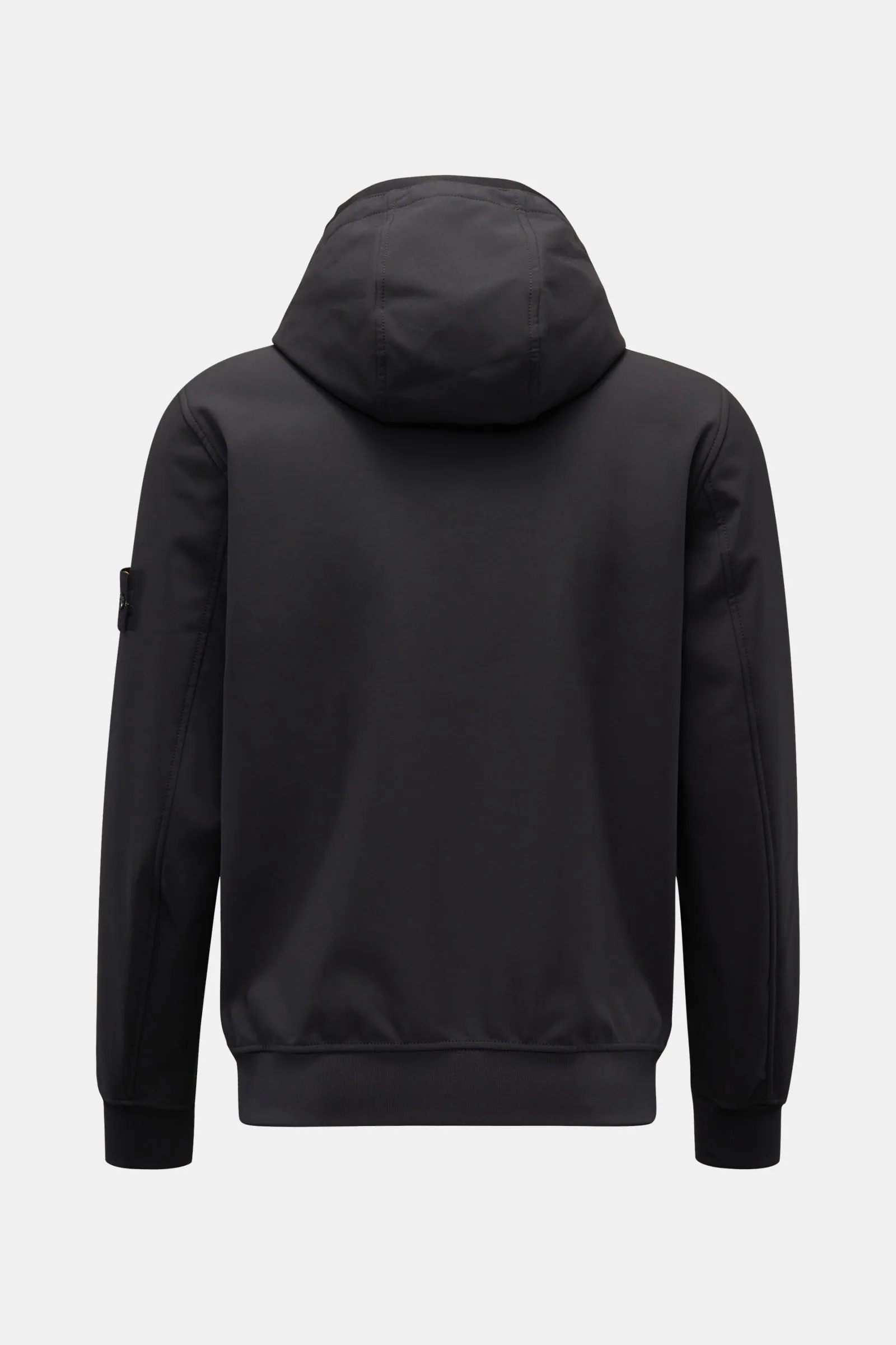 STONE ISLAND softshell jacket 'Soft Shell-R e.dye Technology' black