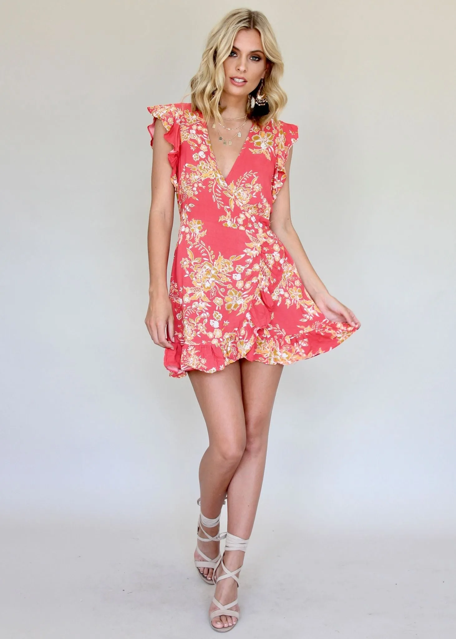 Sunday Breeze Wrap Dress - Blossom