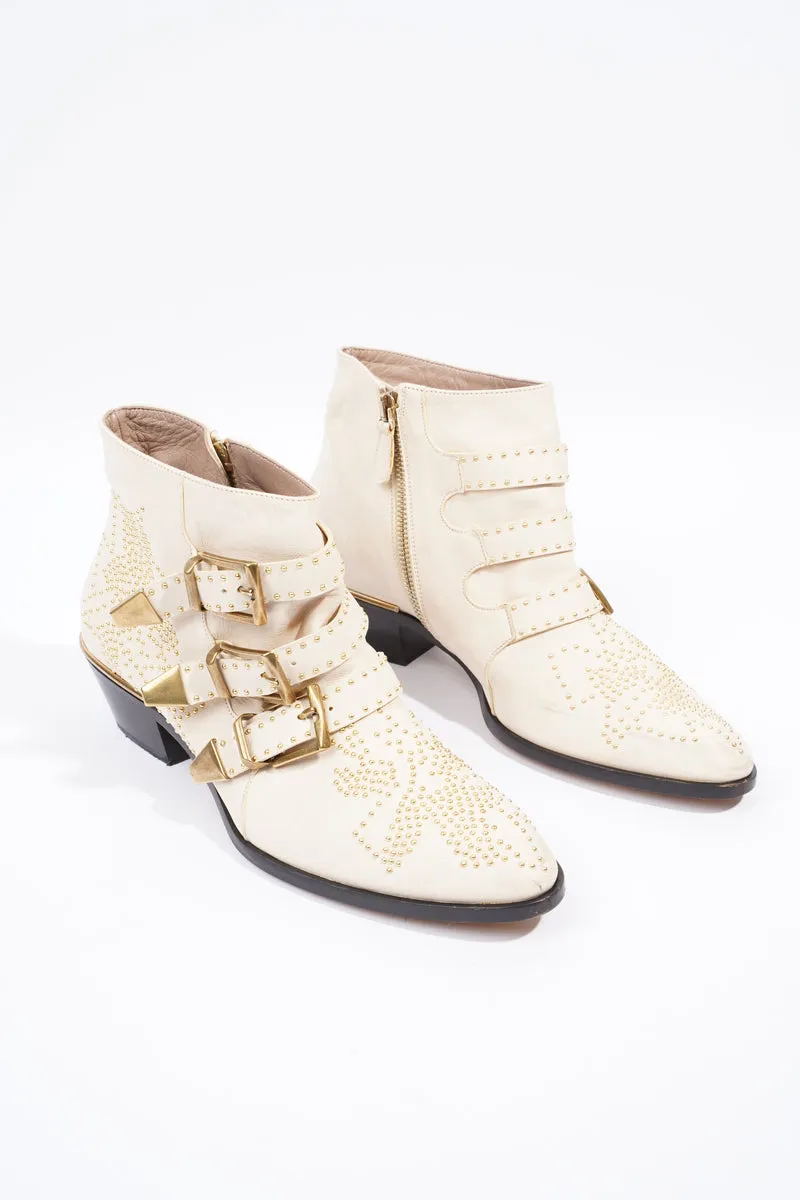 Susanne Ankle Boot White Leather EU 38 UK 5