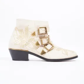 Susanne Ankle Boot White Leather EU 38 UK 5