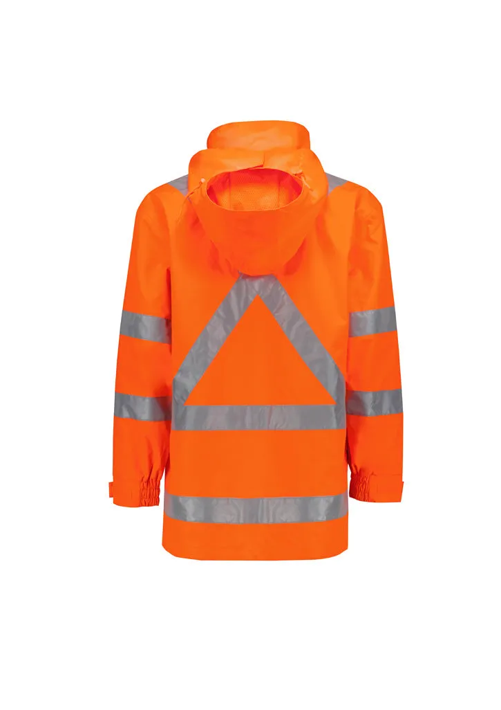 Syzmik Mens Hi Vis X Back Ultralite Waterproof Jacket (ZJ657)-