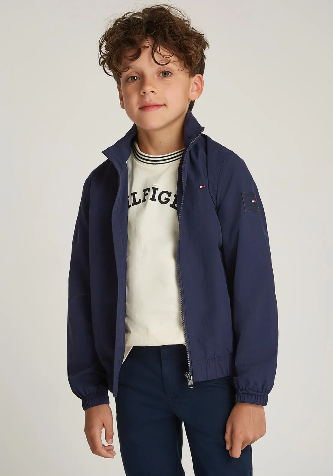 Tommy Hilfiger Essential Long Sleeve Jacket, Navy