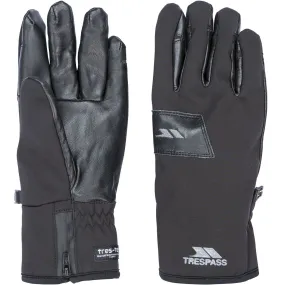 Trespass Adults Alpini Waterproof Ski Skiing Gloves - Black