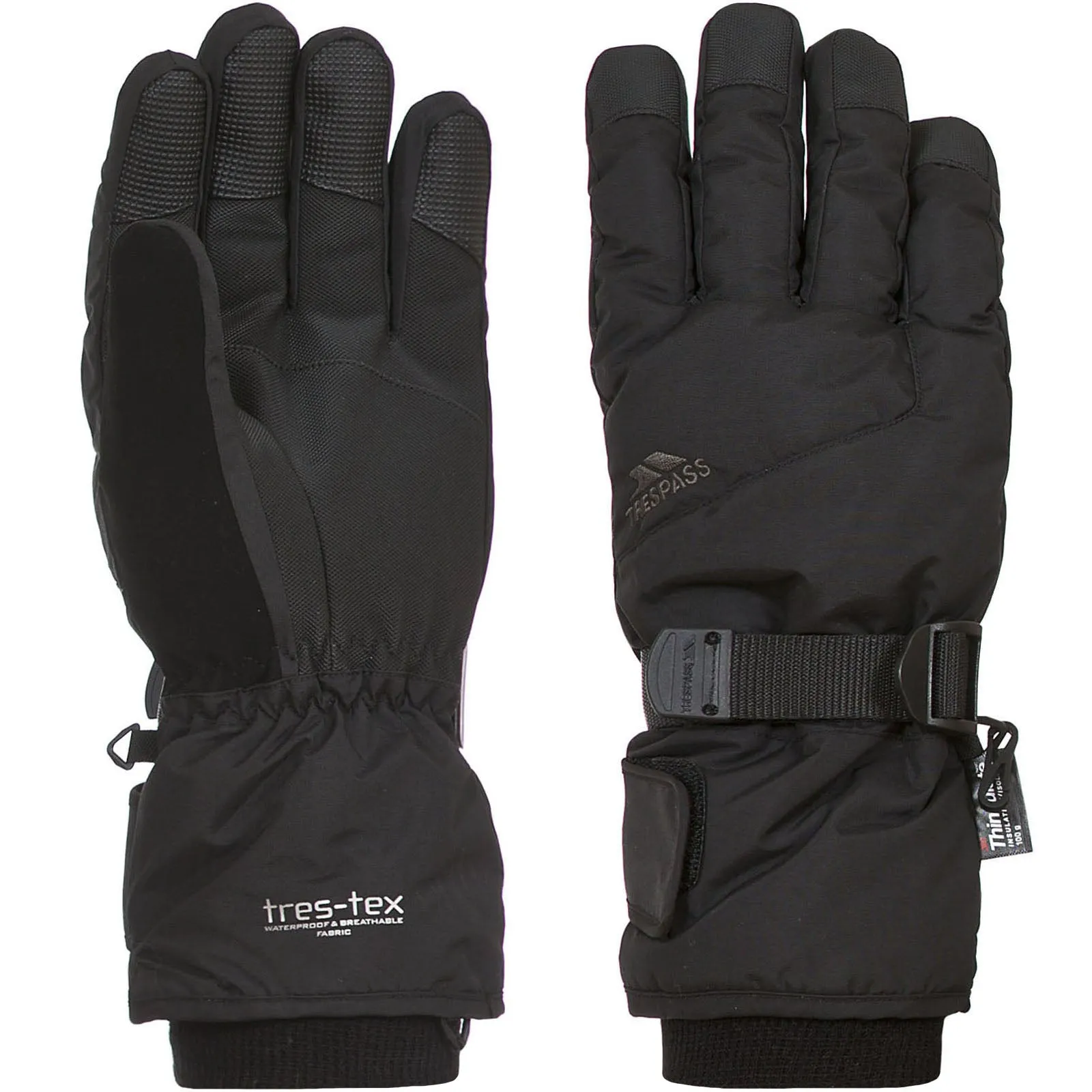 Trespass Adults Ergon Ski Skiing Snowboarding Gloves