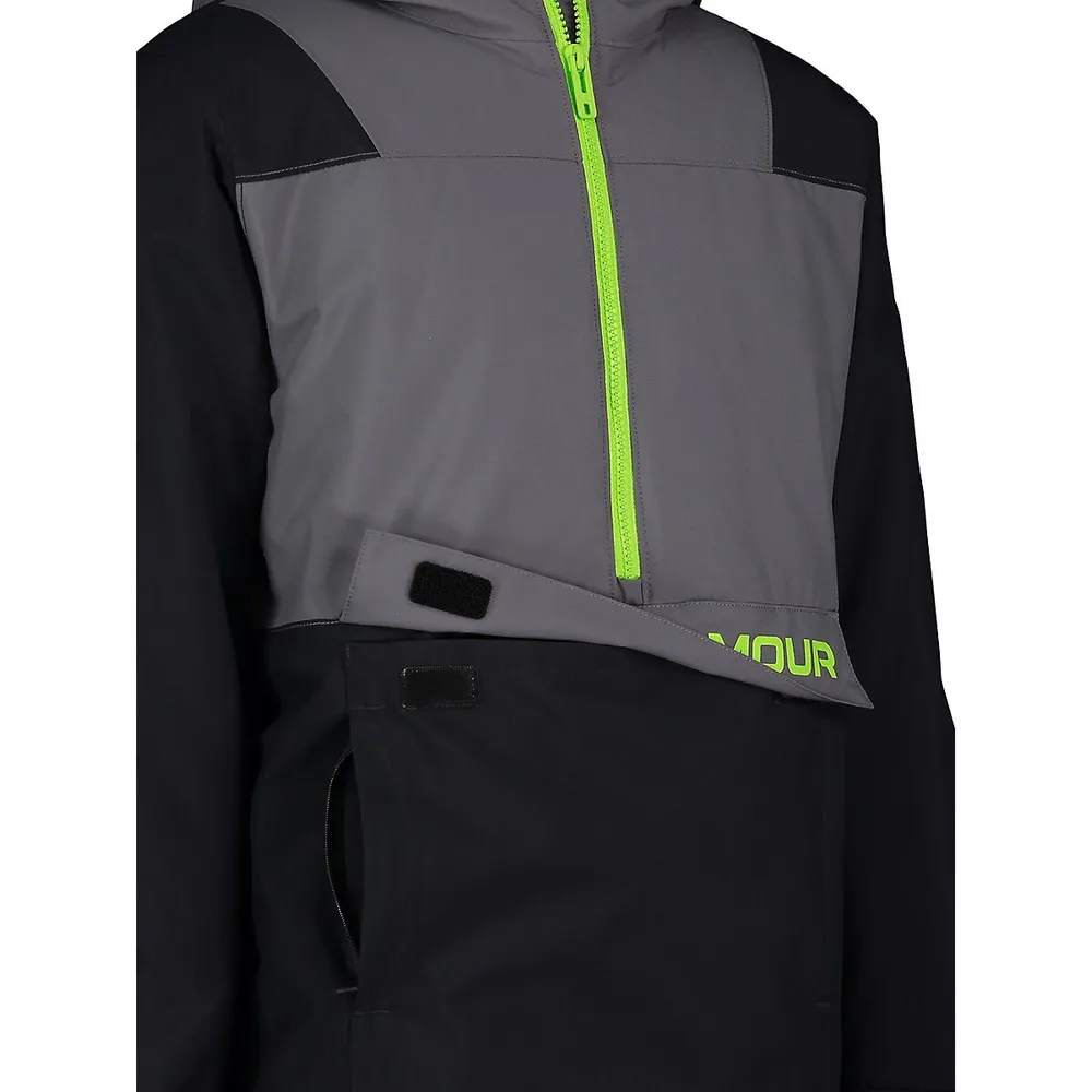 Under Armour Boy's UA Mahlon Waterproof Popover Jacket