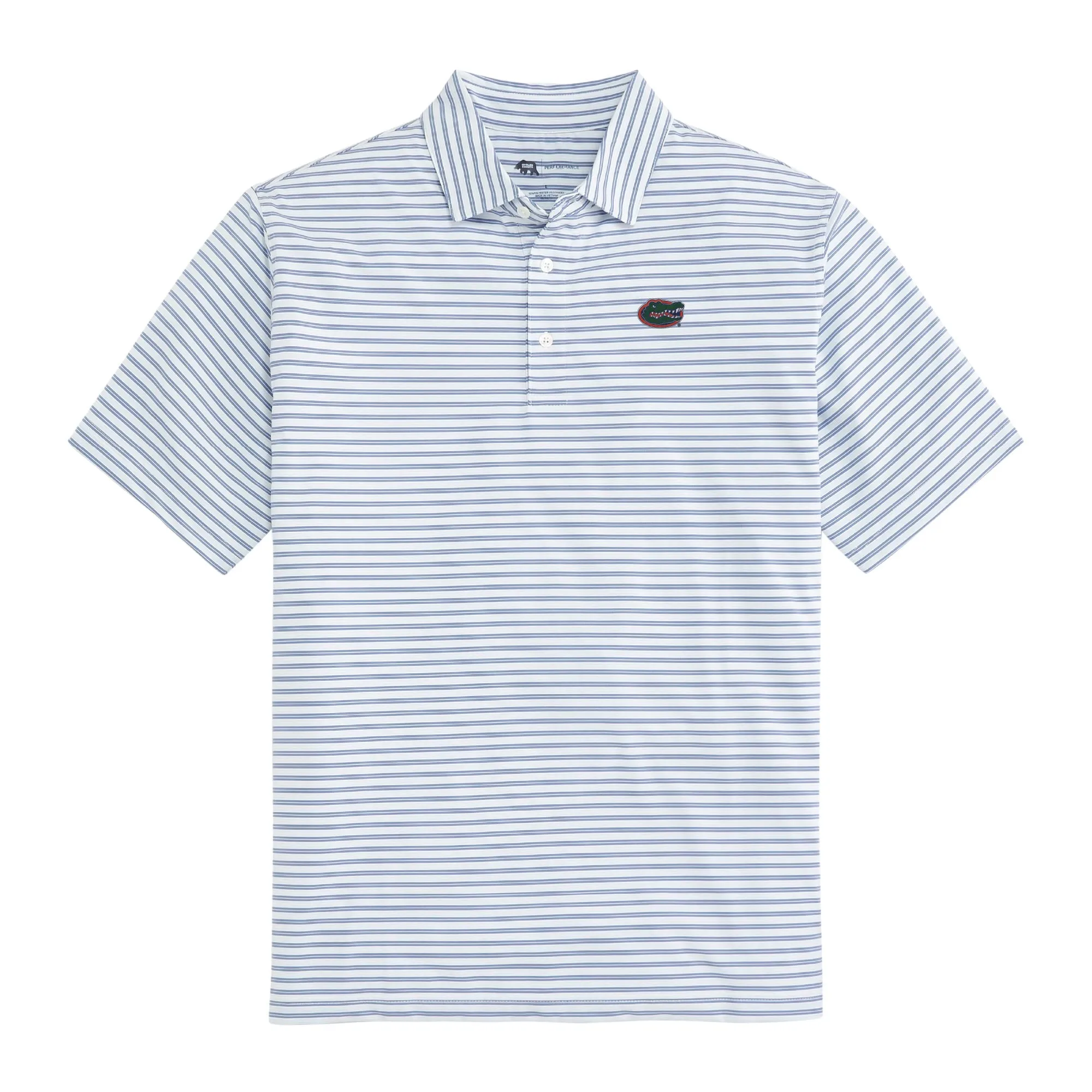 Wedge Stripe Florida Performance Polo