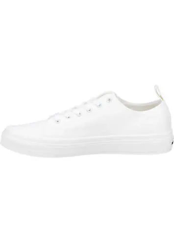 White Bayswater Canvas Trainers by Jack & Jones | Look Again