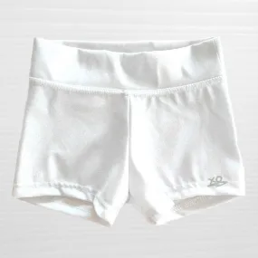 WHITE SPARKLE SHORTS