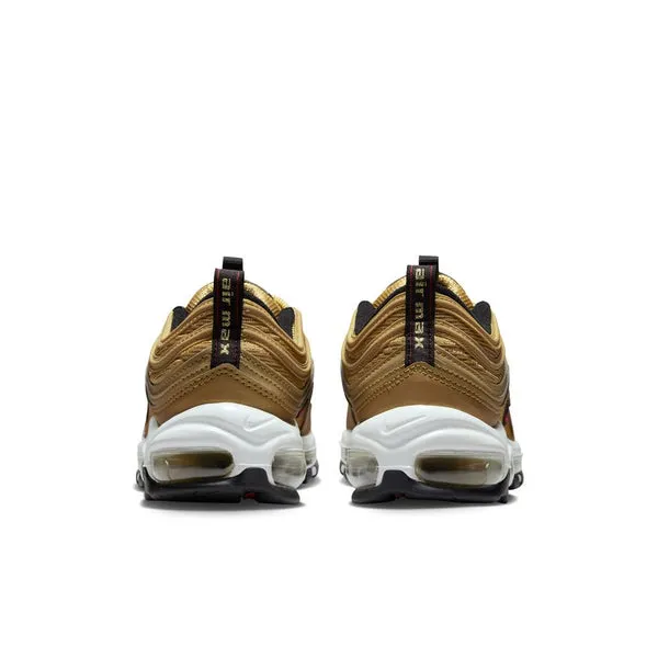 WMNS Nike Air Max 97, METALLIC GOLD/VARSITY RED-BLACK-WHITE