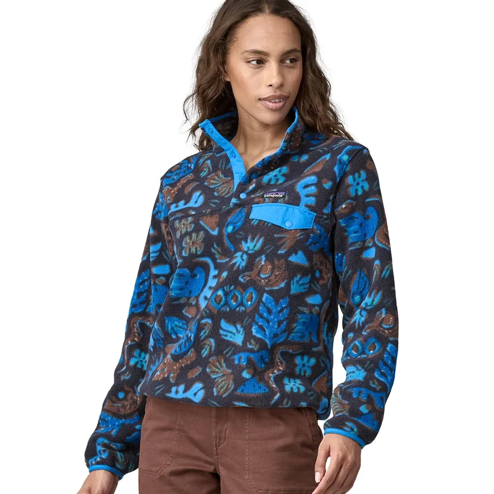 Women's LW Synchilla Snap-T Fleece Pullover - Across Oceans: Pitch Blue