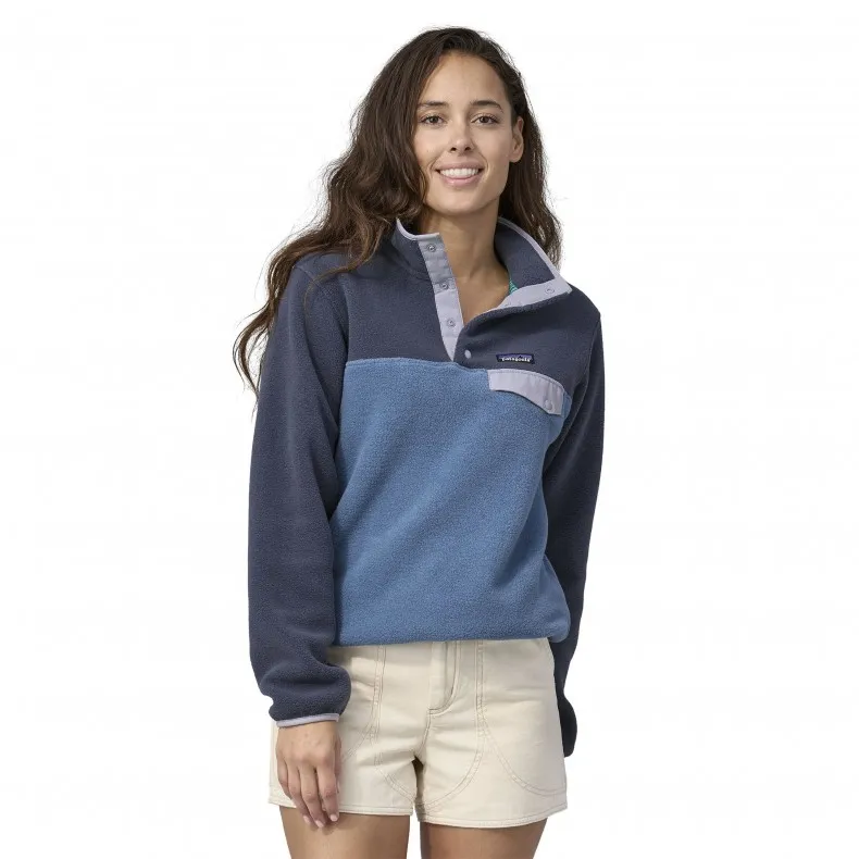 Women's Patagonia LW Synchilla Snap-T Pullover Fleece (Utility Blue)