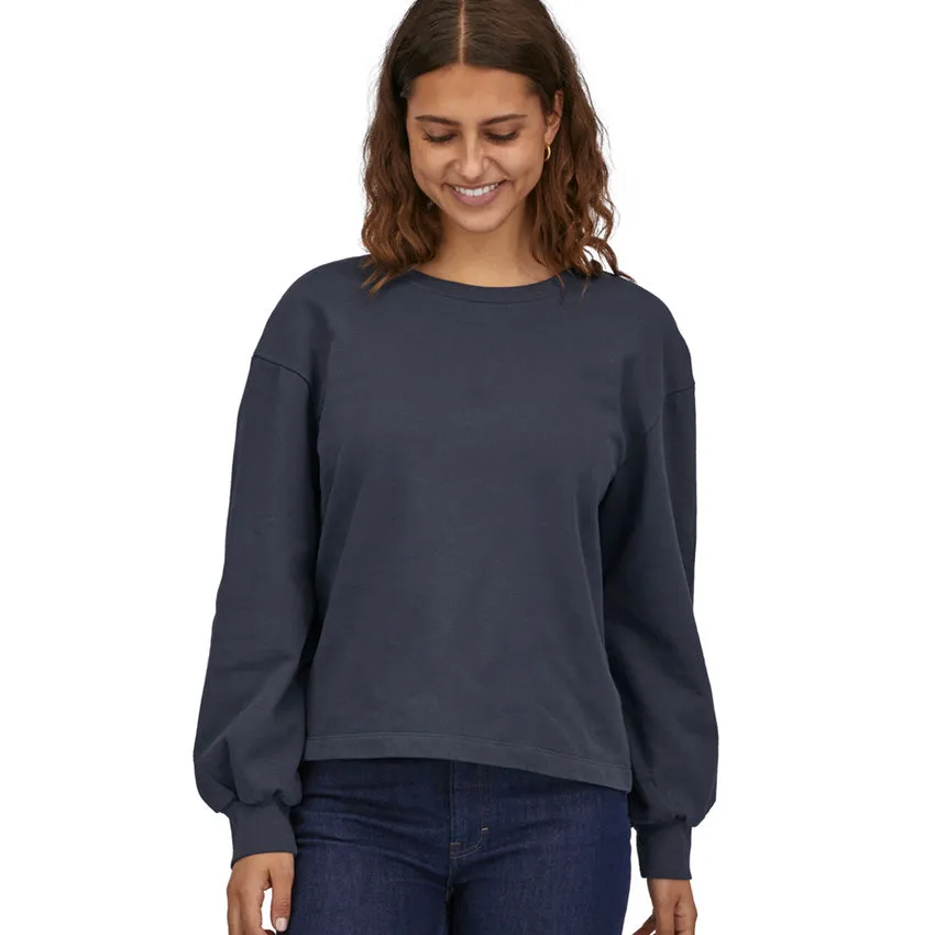 Women's Regenerative Organic Certified Cotton Essential Pullover - Smolder Blue