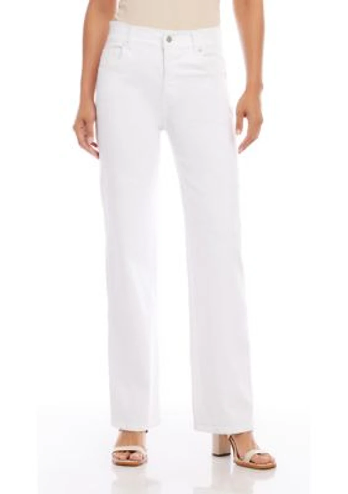 Women's Slim Wide Leg Jeans