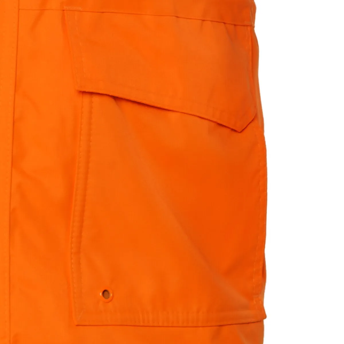 Workhorse MJA033 Men's High Visibility 6 in 1 Waterproof & Breathable Jacket Reversible Inner - Oxford Polyester - Orang