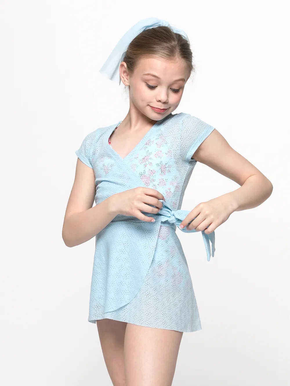 Wrap Dress Kids Got the Blues Lace RTW