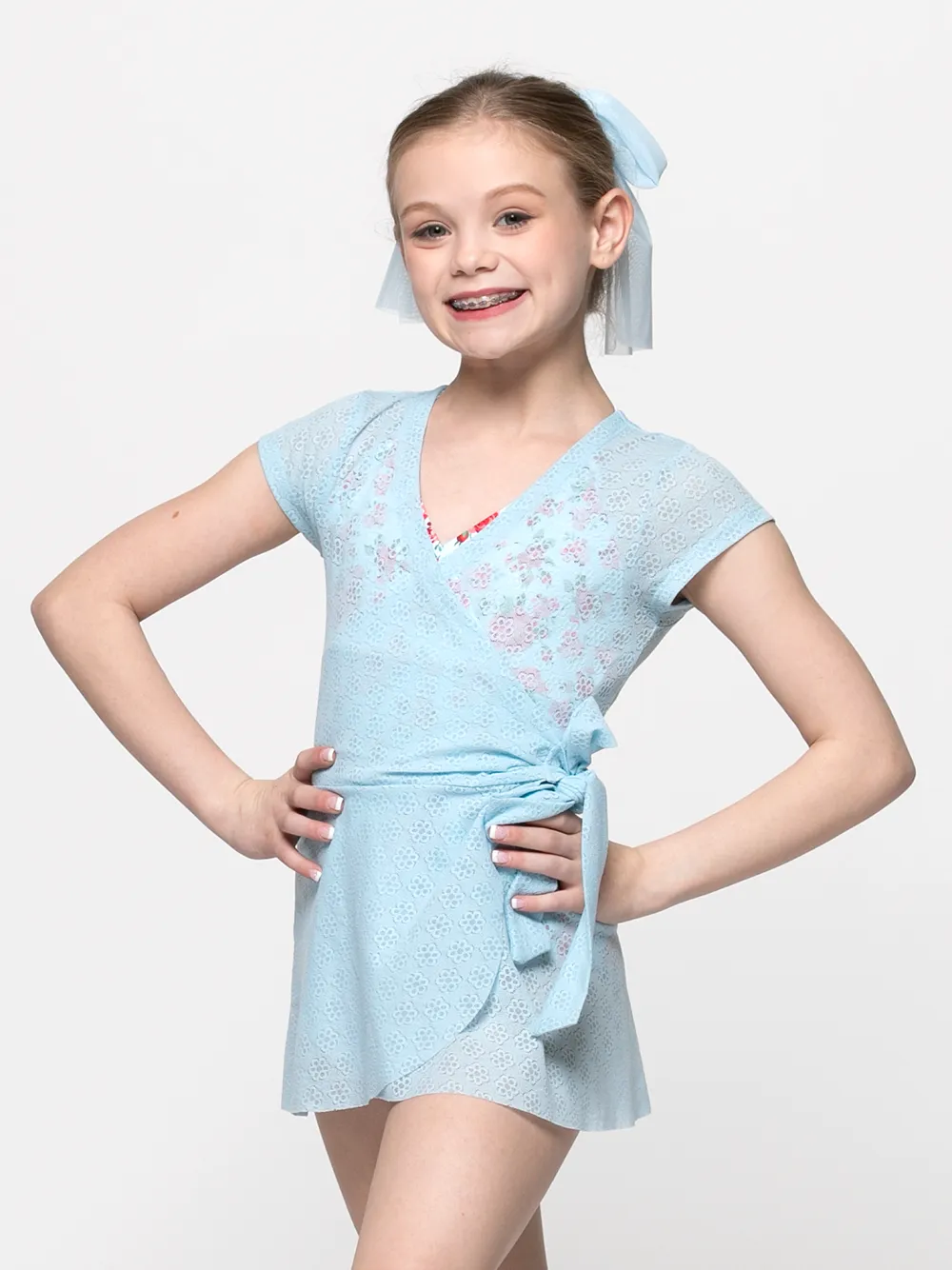 Wrap Dress Kids Got the Blues Lace RTW