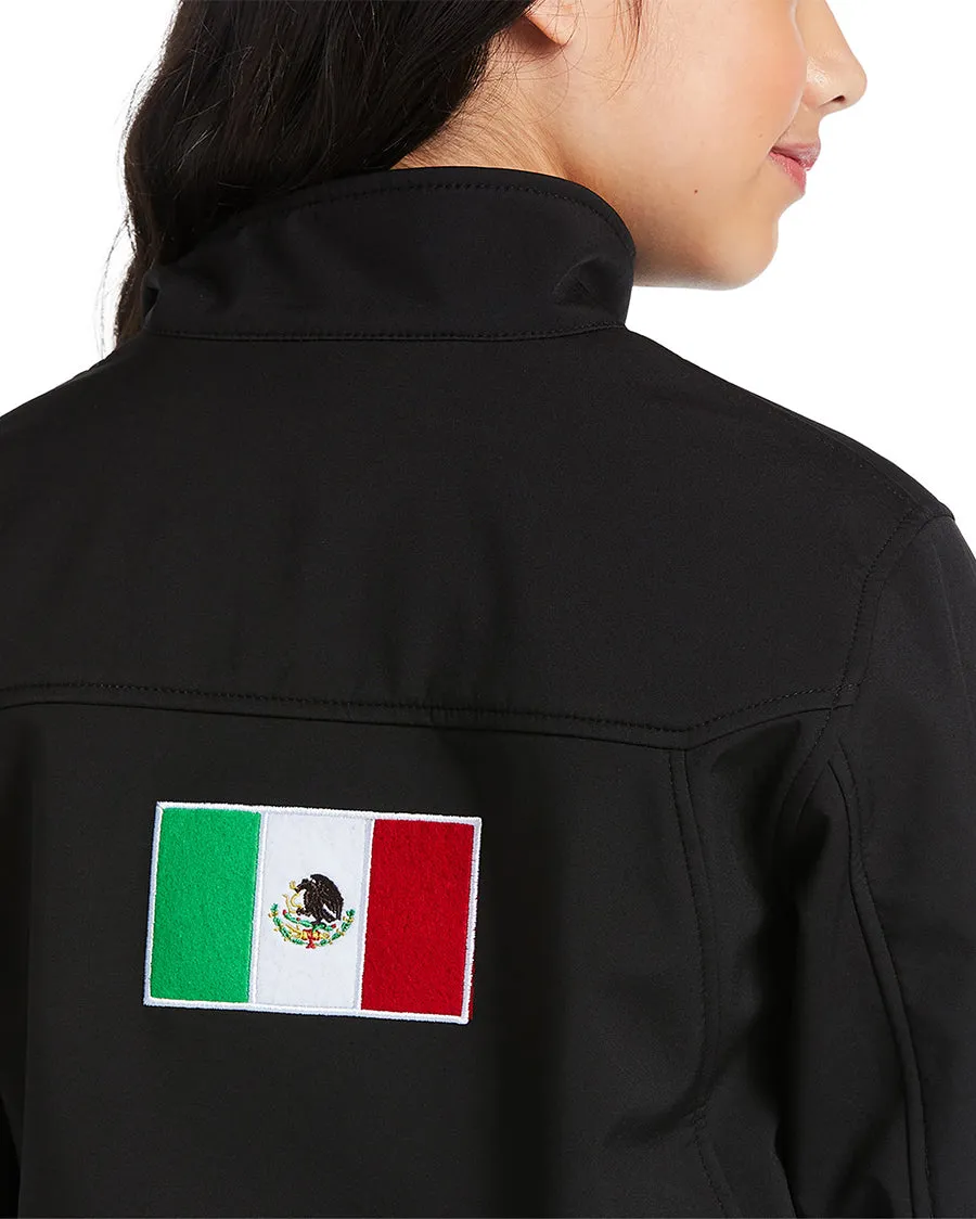 Youth New Team Softshell MEXICO Water Resistant Jacket