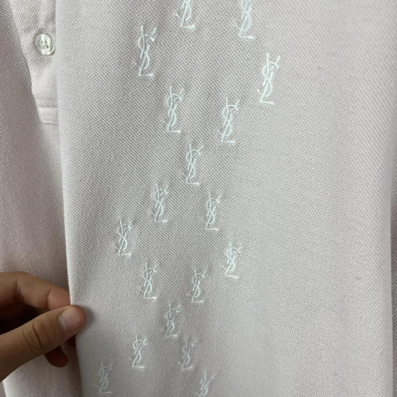 YSL Logo Polo Shirt (XXL)