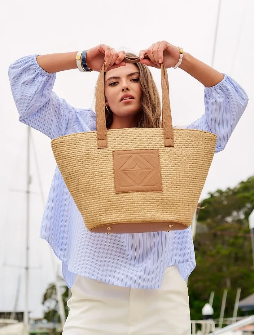 Zanzibar Palma Tote Tan